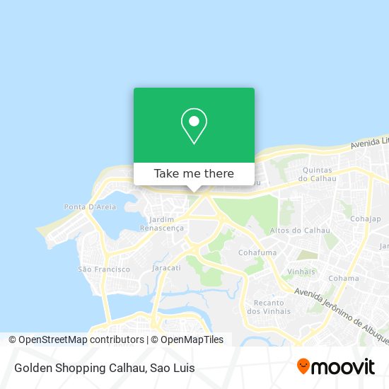 Golden Shopping Calhau map