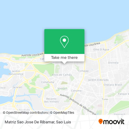 Matriz Sao Jose De Ribamar map