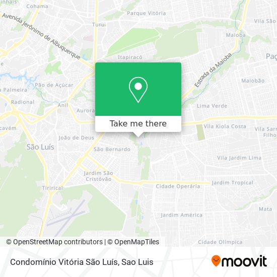 Condomínio Vitória São Luís map