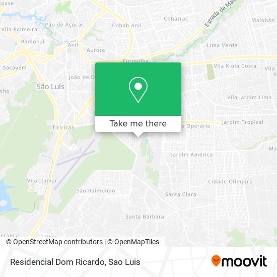 Residencial Dom Ricardo map