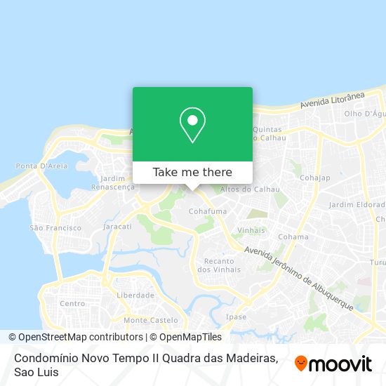 Condomínio Novo Tempo II Quadra das Madeiras map