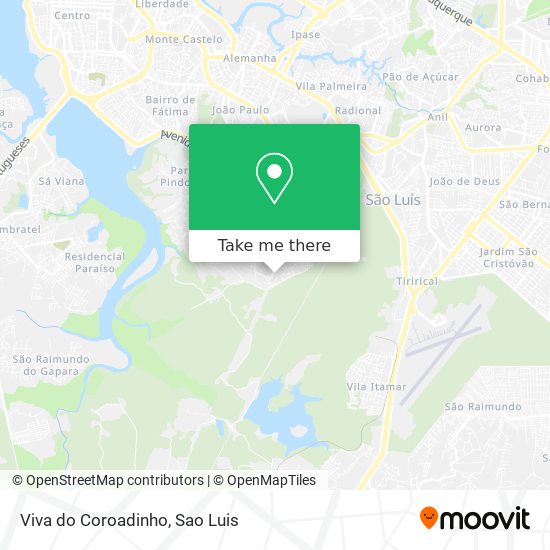 Viva do Coroadinho map