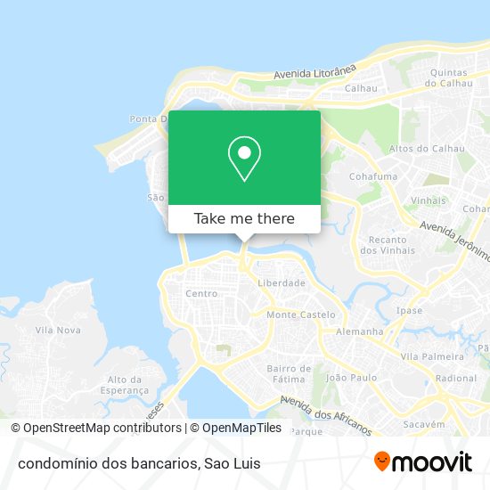 condomínio dos bancarios map