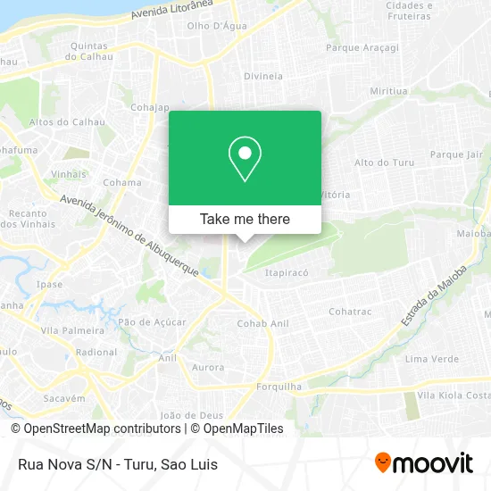Rua Nova S/N - Turu map
