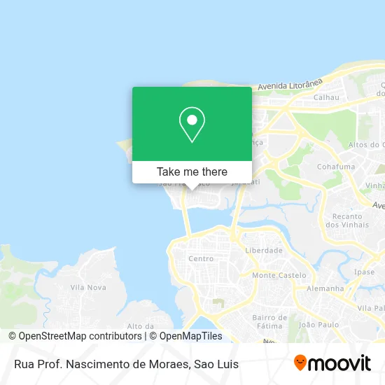 Rua Prof. Nascimento de Moraes map