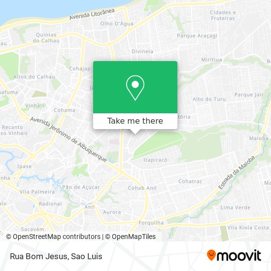 Rua Bom Jesus map