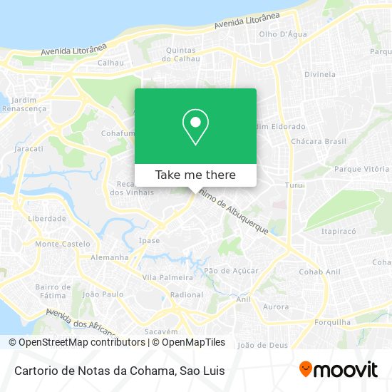 Cartorio de Notas da Cohama map