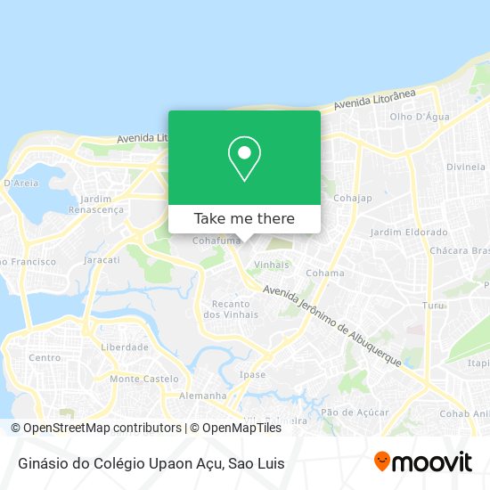 Ginásio do Colégio Upaon Açu map