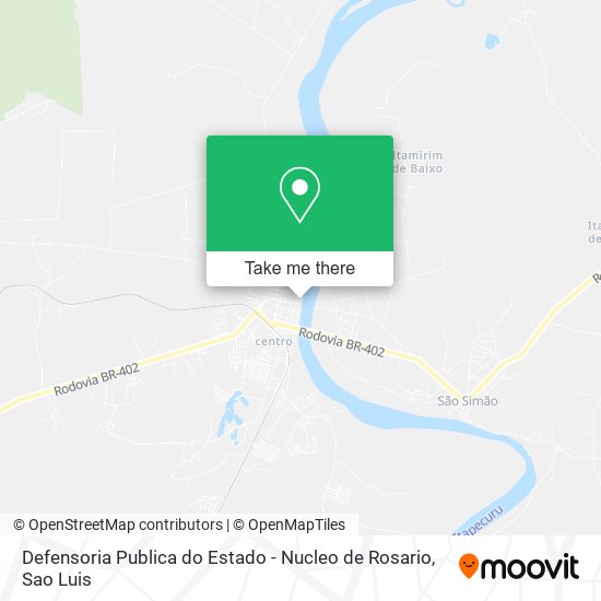 Defensoria Publica do Estado - Nucleo de Rosario map