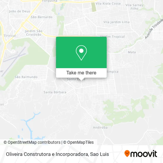 Oliveira Construtora e Incorporadora map