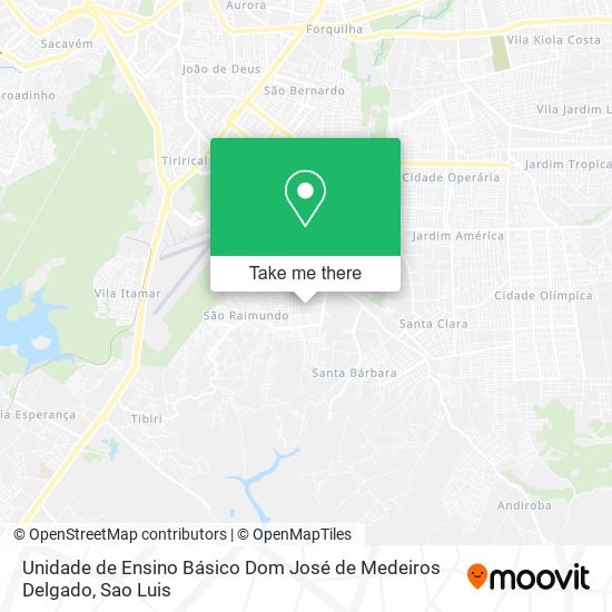 Unidade de Ensino Básico Dom José de Medeiros Delgado map