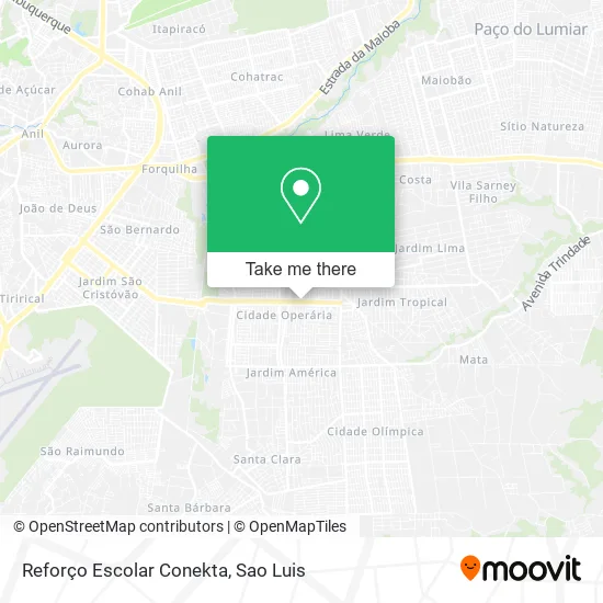 Reforço Escolar Conekta map