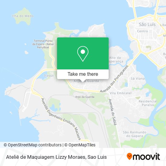 Ateliê de Maquiagem Lizzy Moraes map