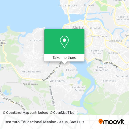 Instituto Educacional Menino Jesus map