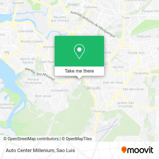 Auto Center Millenium map