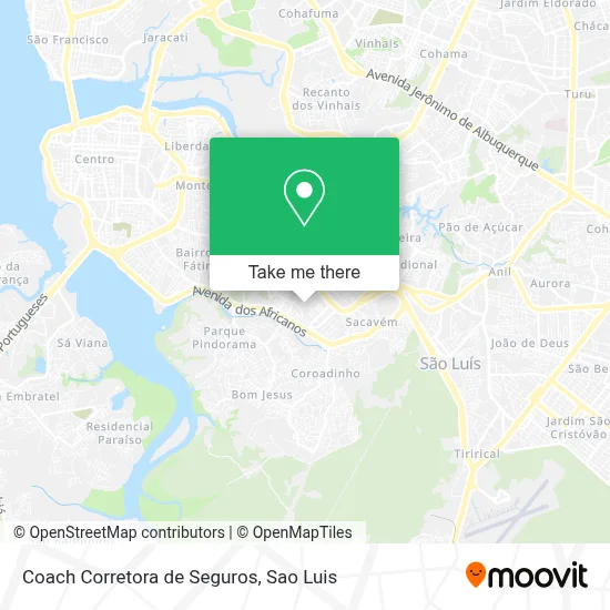 Coach Corretora de Seguros map