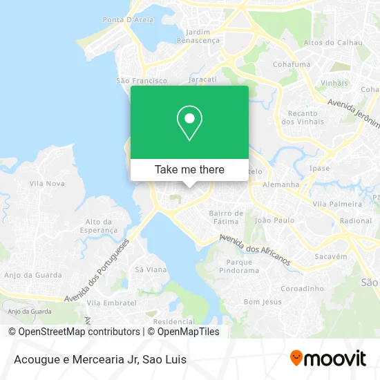 Acougue e Mercearia Jr map