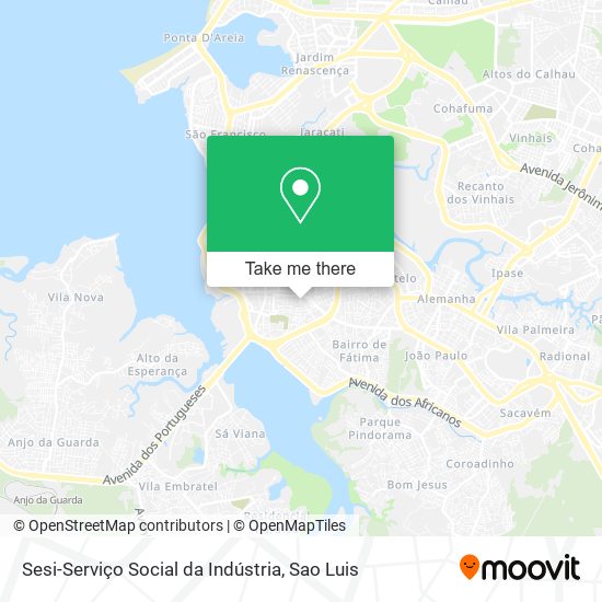 Mapa Sesi-Serviço Social da Indústria