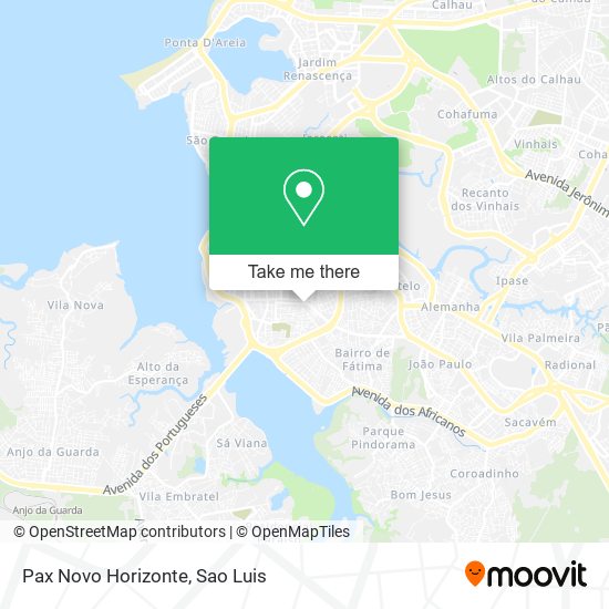 Mapa Pax Novo Horizonte
