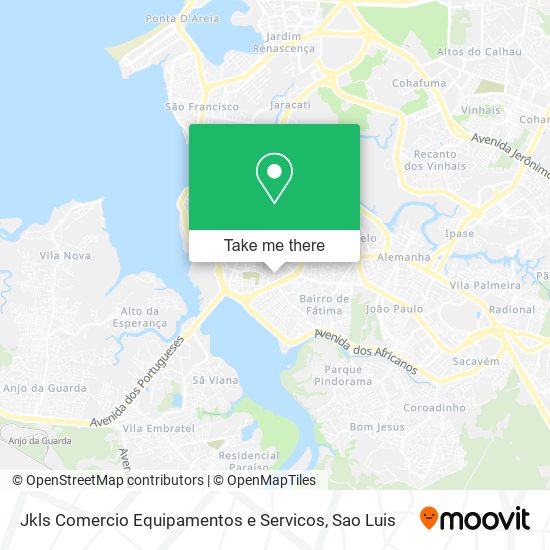 Jkls Comercio Equipamentos e Servicos map