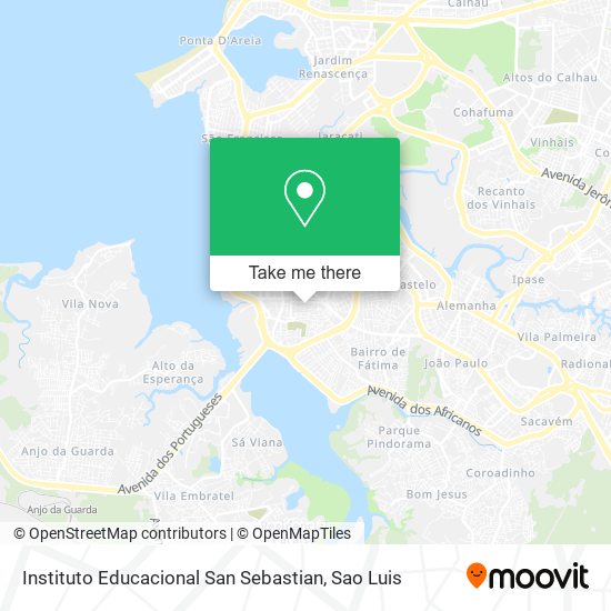 Instituto Educacional San Sebastian map