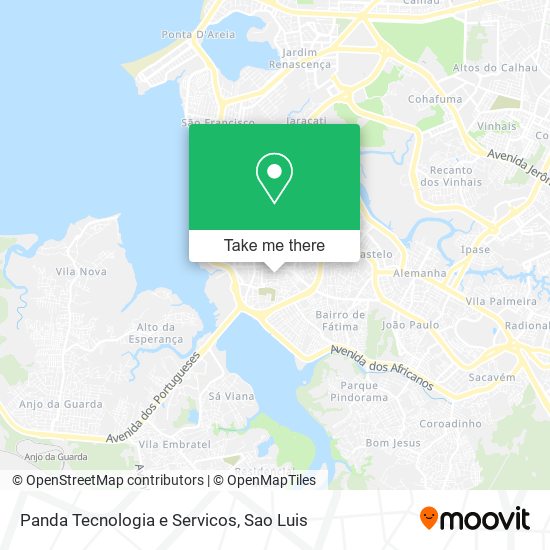 Panda Tecnologia e Servicos map