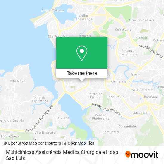 Multiclínicas Assistência Médica Cirúrgica e Hosp map
