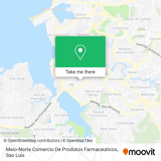 Meio-Norte Comercio De Produtos Farmaceuticos map