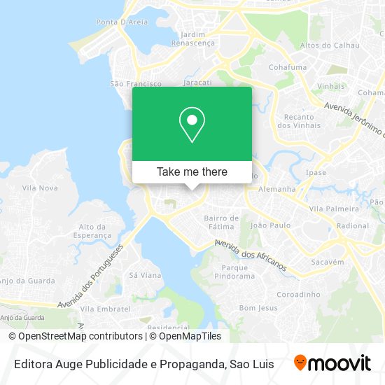 Editora Auge Publicidade e Propaganda map