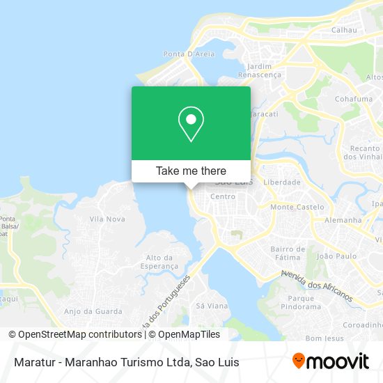 Mapa Maratur - Maranhao Turismo Ltda