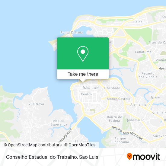 Conselho Estadual do Trabalho map