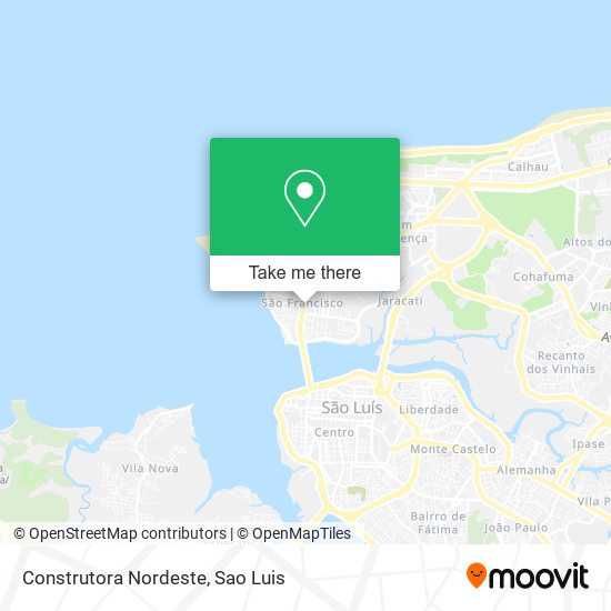 Construtora Nordeste map