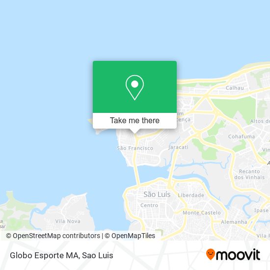 Globo Esporte MA map