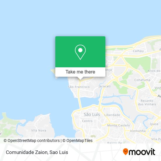 Comunidade Zaion map