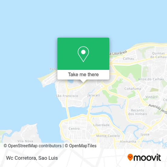 Wc Corretora map