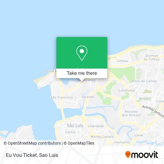 Eu Vou Ticket map