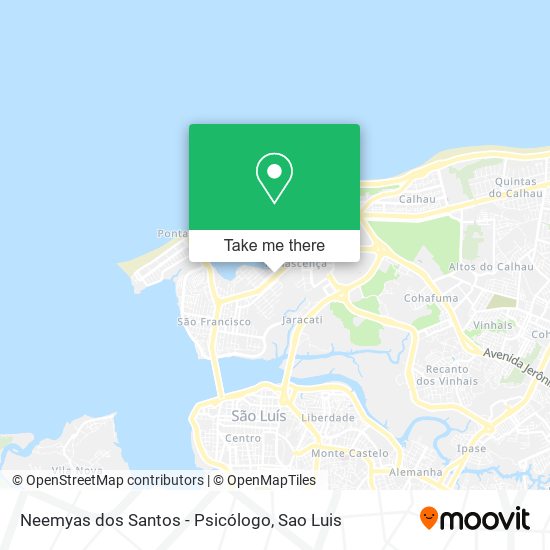 Mapa Neemyas dos Santos - Psicólogo