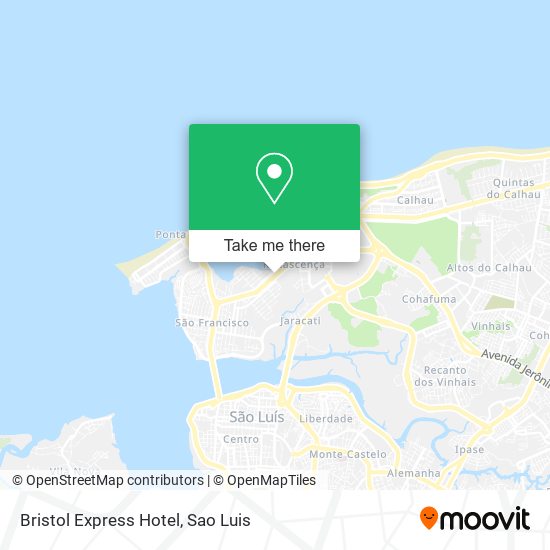 Mapa Bristol Express Hotel