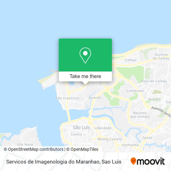 Servicos de Imagenologia do Maranhao map