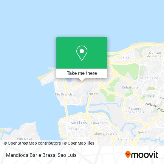 Mapa Mandioca Bar e Brasa