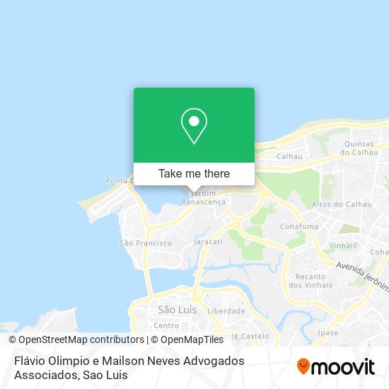 Mapa Flávio Olimpio e Mailson Neves Advogados Associados