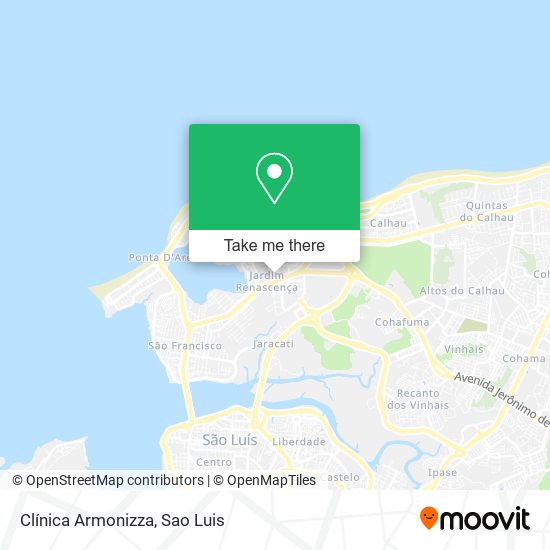 Clínica Armonizza map