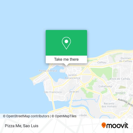 Pizza Me map