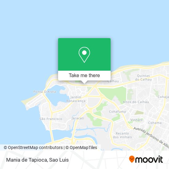 Mania de Tapioca map