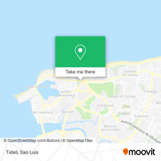 Tideli map