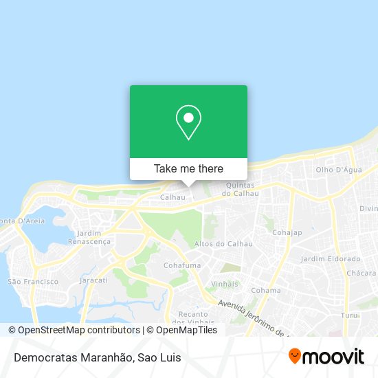 Democratas Maranhão map