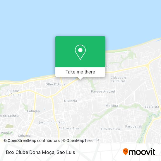 Box Clube Dona Moça map