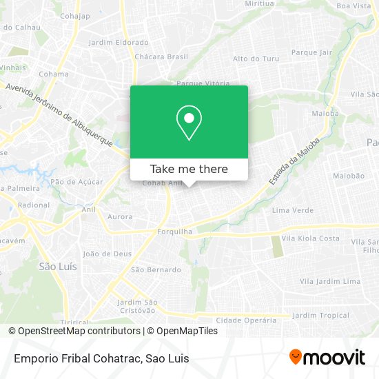 Emporio Fribal Cohatrac map