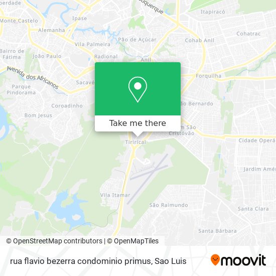 rua flavio bezerra condominio primus map