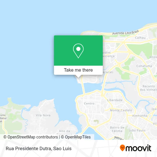 Rua Presidente Dutra map